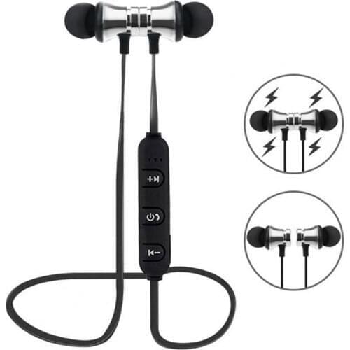 XT11 Magnetic Wireless Bluetooth Earphone In-Ear Stereo Music Headset Sport Earbud Earpiece With Mic Universal Headphone