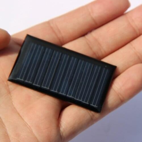 BUHESHUI 5V 30mA Mini Solar Panels Small Solar Power 3.6V Battery Charge Solar Led Light Solar Cell 53*30MM 10pcs Free shipping