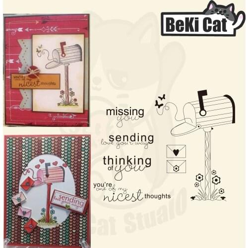 Miss message Transparent Clear Stamps for DIY Scrapbooking/Card Making Fun Decoration Supplies