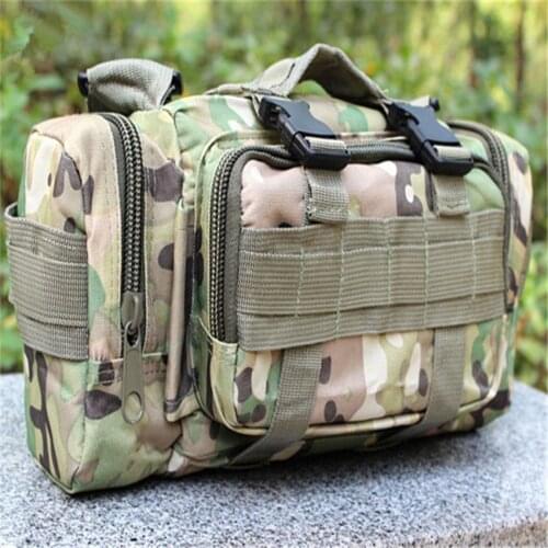 Fashion Camouflage Men Waist Bag Military Waist Pack Canvas Camera Single Shoulder Multi Funcational Messager Bag