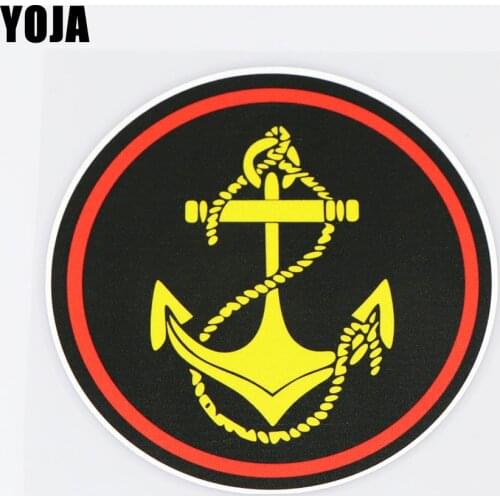 YOJA 14.7X14.7CM Art Fashion Car Sticker Vinyl Creative Personality Decal Cartoon Decorate 19A-0024