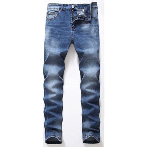 New Mens Jeans Stretch Slim Pants Mens High-end Mens Pants Jeans Men Fashion