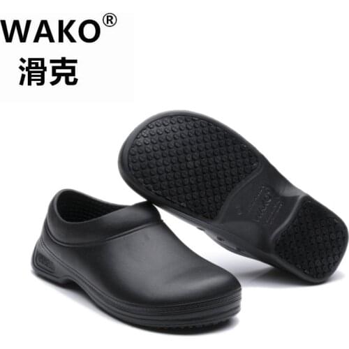 New Mens Chef Kitchen Working Slippers Non-slip Waterproof Oil-proof Shoes Rubber Rain boots for Men and Women Unisex Sandals