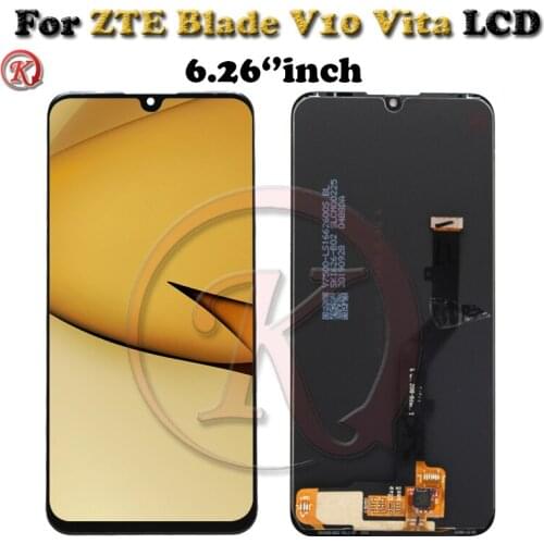Original 6.26" For ZTE Blade V10 Vita LCD Display With Touch Screen Glass Sensor Digitizer With frame With tools