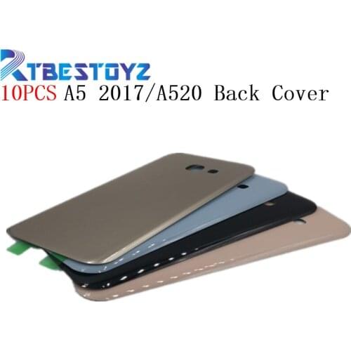 RTBESTOYZ 10PCS/lot A5 2017 A520 Battery Door Housing Cover Case For Samsung A520 Battery Cover Shell Replacement Parts