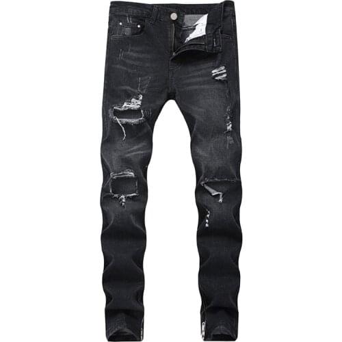 Shuzumiao Skinny Jeans For Men