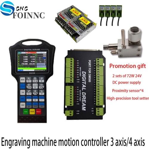 Promotional CNC suite motor speed controller stepper motor motion controller engraving machine motion control system 3/4 axis