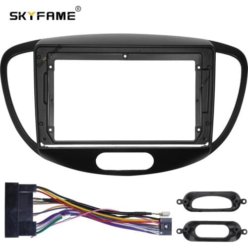 SKYFAME Car Frame Cable For HYUNDAI i10 2007-2013 Screen Dask Kit Fascia Frame