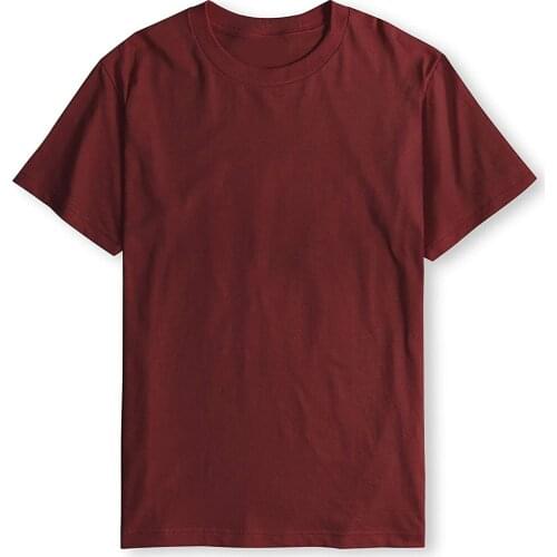 2020 solid color T-shirt cotton casual