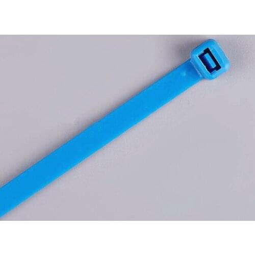 100pcs/lot 5*400mm Blue Self-Locking Nylon Wire Cable Zip Ties, Cable Ties