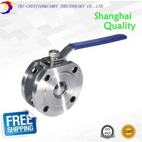 2" DN 50 manual italian stainless steel ball valve,2 way 304 flange ball valve