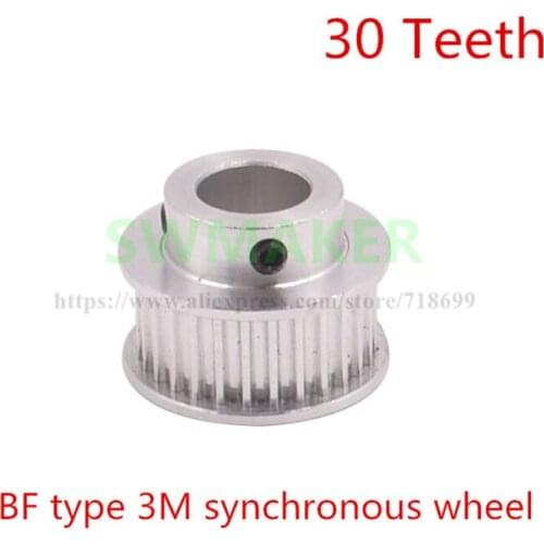 3D printer accessories, HTD3M synchronous pulley, 3M synchronous pulley, BF type 30 teeth