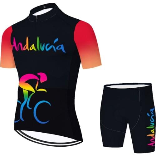 Andalucia Laser Cut Equipamento Hombre Ropa Equipación Abbigliamento Jersey Conjunto Ciclismo Conjunto Ciclismo Masculino