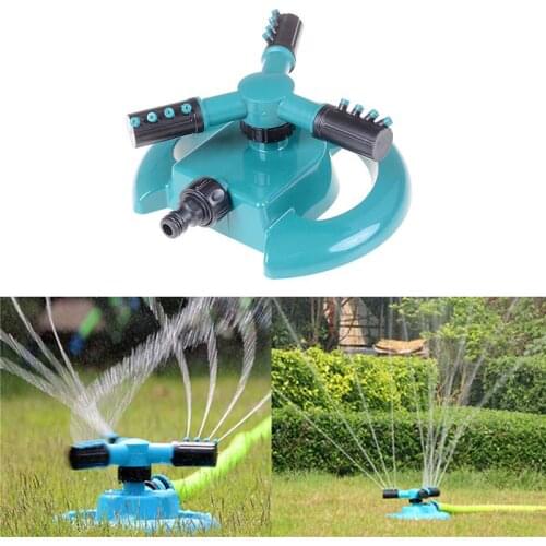 360 Degree Automatic Garden Sprinklers Watering Grass Lawn Rotary Nozzle Rotating Water Sprinkler System Garden Supply Drop Ship