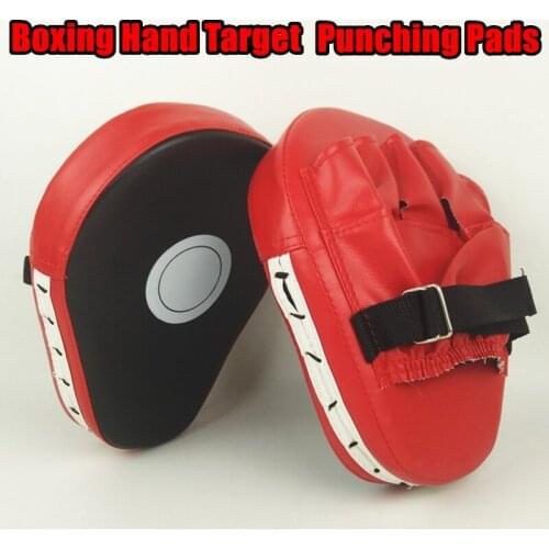 Boxing Pad Sand Bag Punching Pads Fitness Taekwondo MMA Hand Target Kicking Focus PU Leather Training Gear Muay Thai Foot Target