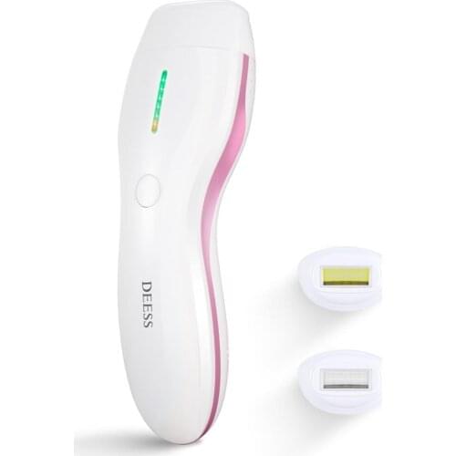 DEESS hair removal beauty kit series 3 plus, 3 in 1[hair removal, acne clear, skin rejuvenation],Pink. Corded Design, No Downtim