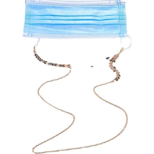 Pearl Mask Chain Eyeglasses Lanyards Fashion For Women Retro Metal Sunglasses Chains Eyewear Cord Holder Neck Strap Dropshipping