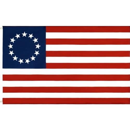 60x90cm/90x150cm 13 Star United States USA Flag 2x3ft/3x5ft Betsy Ross US History Banner