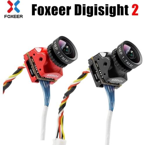 Foxeer Digisight V2 Nano FPV Camera 720P Digital 1000TVL Analog Switchable 4ms Latency compatible with Shark Byte