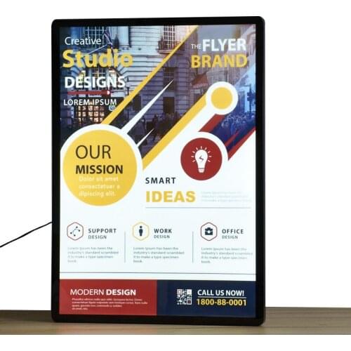 Beautiful lightbox waterproof advertising screen led poster