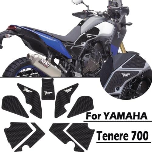 Tank pad For YAMAHA Car stickers Tenere 700 tank stickers T700 XTZ 690 T 700 Fuel Tank Decals Rubber Sticker Knee grip sticker