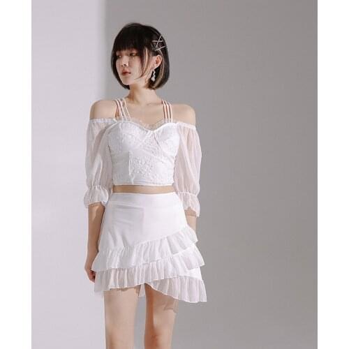 2021 New Korean Solid Sexy Lace Bandage Swimwear Women Two Piece Swimsuit Female Backless Monokini Bathing Suit Swim Wear