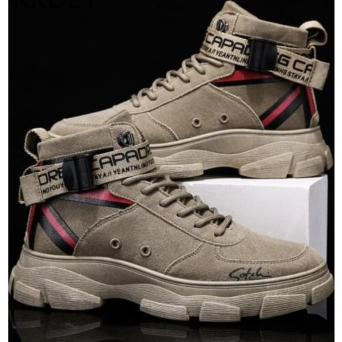 Okkdey autumn 2020 new Martin boots mens British trend shoe outdoor high top mens shoes