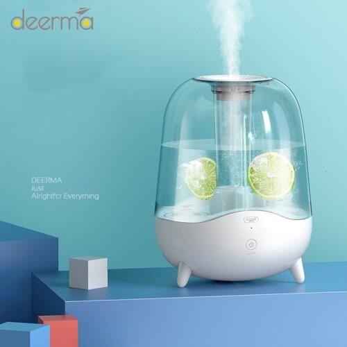 Original Deerma 5L Aroma Diffuser Ultrasonic Air Humidifier Essential Oil Mist Maker Purifying Dust Filter DEM-F325