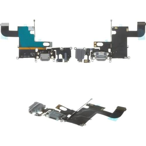 Flat Cable Compatible For iPhone 6(Microphone,USB Charge Connector Dock,Headphone Jack)Replacement Parts