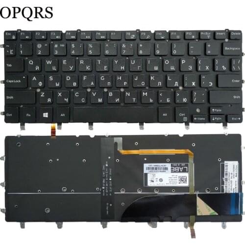 Russian NEW laptop keyboard for Dell XPS 13 9343 13 9350 9360 15BR N7547 N7548 7547 7548 17-3000 with Backlit 0DKDXH NSK LS0BW