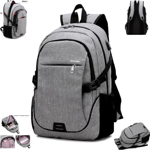 Laptop Backpack For Men Women Computer School Travel Business Bags With USB Charging Port Day Pack College Rucksack Mochila