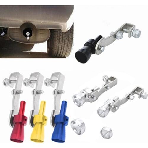 Universal Car Turbo Sound Muffler Exhaust Pipe Blow-off Vale Simulator Whistle
