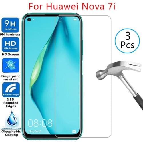 Tempered glass screen protector for huawei nova 7i case cover on huawey huawai nova7i 7 i i7 6.4 protective phone coque bag 360