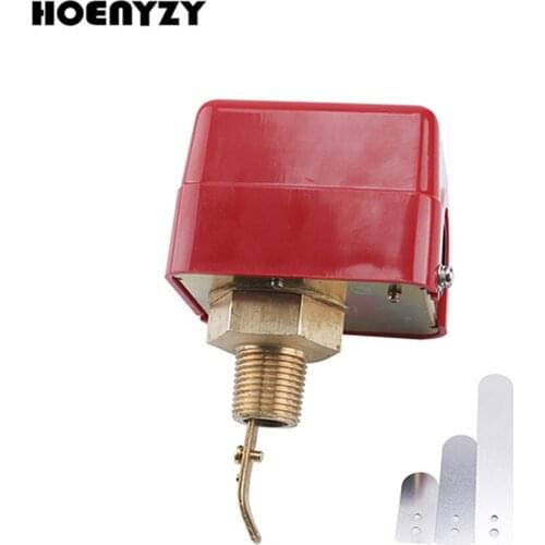1/2" 3/4" 1" Paddle Water Pump Flow Sensor Switch HFS-25 HFS-20 HFS-15 Liquid Air Oil Level Controller 15A 250V IP54