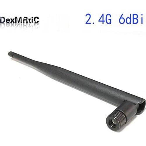 1PC 2.4Ghz 6dbi wifi antenna SMA male connector Omni directional signal Superior quality modem usb antenna