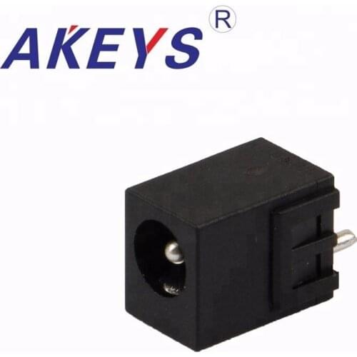 10 PCS DC-051 6.4mm Female DC jack Panel Mount Connector DC Power Jack Socket with 3 fixed feet