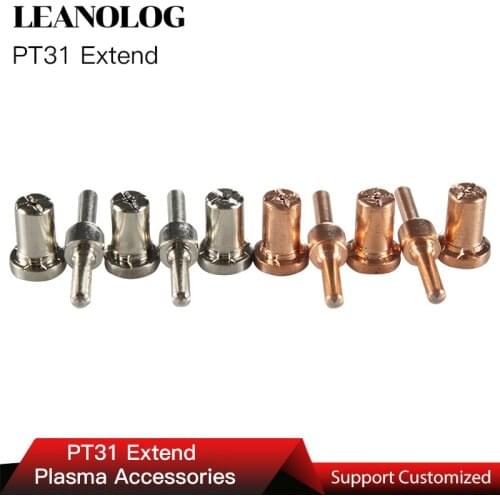 20pcs Extended PT-31 Cutting Torch Hafnium Cooper Wire Consumables for 40A 50A Inverter Air CUT50 Plasma Cutter Welding Machine