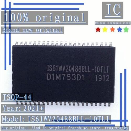2021+ 100% Brand new original 1PCS-10PCS IS61WV20488BLL-10TLI TSOP-44 Memory chip
