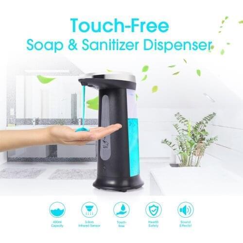 400Ml/250ML Automatic Liquid Soap Dispenser Automatic Foam Soap Dispenser Touchless IR Infrared Sanitizer Dispensador