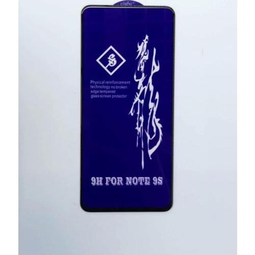 6D Full Glue Cover Tempered Glass For Xiaomi Redmi Note9s 8 Pro10x 5G Screen Protector Glass For Mi Redmi Note 9