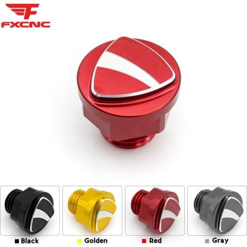 For Ducati monster 696 796 797 821 1100EVO 1200 Aluminum CNC Motorcycle Oil Dip Stick Filler Cap Dipstick