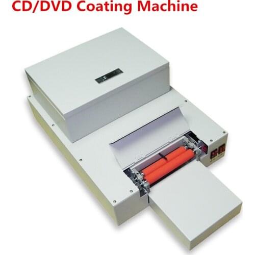2018 New 1 set CD DVD UV Coating Machine Desktop UV Coater, CD Laminating Machine Glossy Oil Coating Machine On High Quality