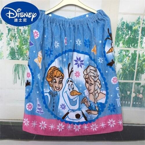 Disney frozen elsa anna cotton bathrobe child swimming tube top beach towel cartoon sofia minnie toy story boy girl bath towel