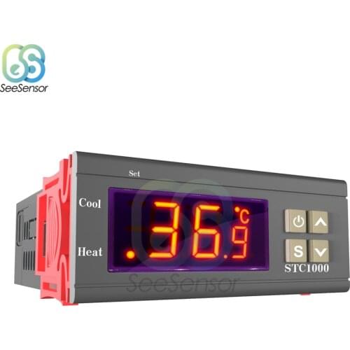 Digital Temperature Controller Thermostat Thermoregulator Incubator Relay LED 10A Heating Cooling STC-1000 STC 1000 12V 220V