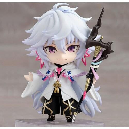 10CM Anime Fate Saber Merlin Figurine PVC Action Figure Replaceable Accessorie Model Toy Birthday Gift Movie Collection
