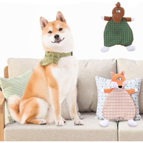 1PC Pet Dog Molar Squeak Toy Squeaker Chew Gift Home Pets Winter Toy Animals Shape Interaction And Fun Plush Chew Sound Toys