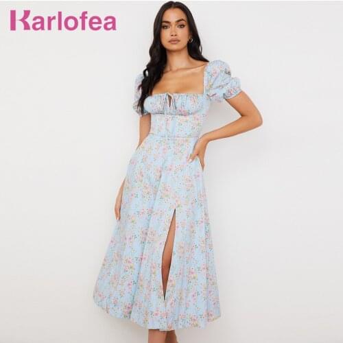 Karlofea Summer Dresses With Sleeves