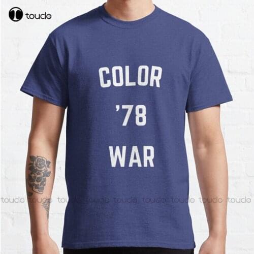 New Color War '78 Fear Street 1978 Blue Shadyside Classic T-Shirt Cotton Tee Shirt