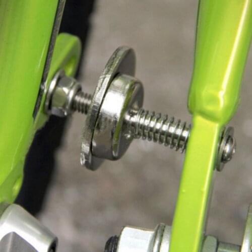 Folding Bike Magnetic Snap Buckles Stainless Steel Magnet Clips Lock 6mm Screw Holes Fork Mount Holder for Bicycle Storage