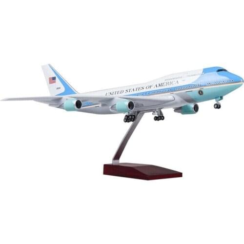 1/150 Scale Resin US Air Force One B747 Airplane Boeing Airline 747 Plane Model for Collection